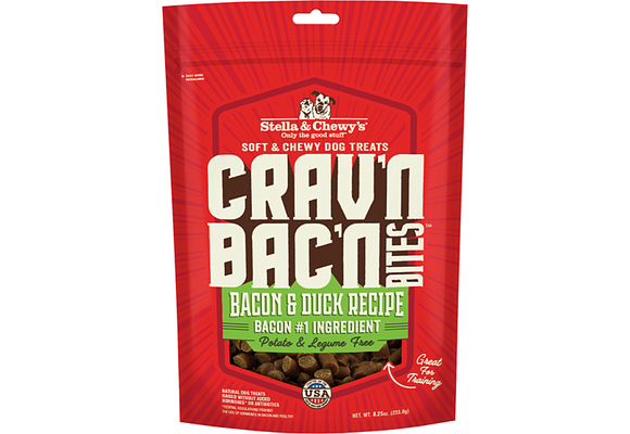 Stella & Chewy's Crav'n Bac'n Bites Bacon & Duck Dog 8.25 oz