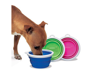 Petmate Silicone Travel Bowl 1/Cup Tray