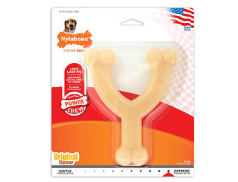 Nylabone Dura-Chew Wishbone Orig Wolf 0-35LBS
