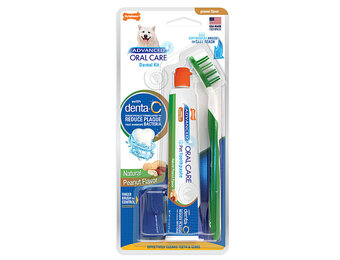 *T* Nylabone Advance Oral Care Natural Dog Dental Kit