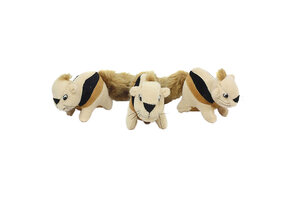 Outward Hound Squeakin' Animals Squirrel 3pk