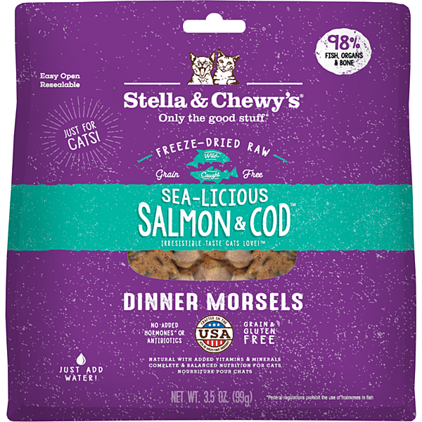 Stella & Chewy's FD SeaLicious Salmon/Cod Cat 3.5 oz