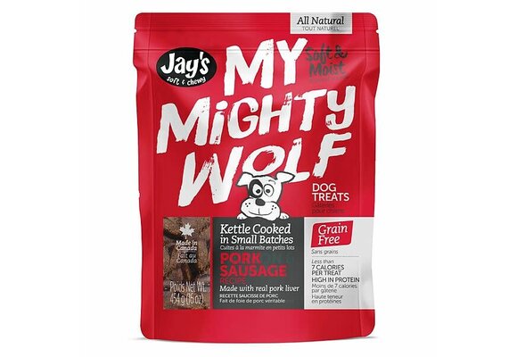 My Mighty Wolf Pork Sausage Dog 454 g