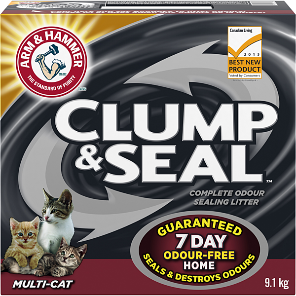 Arm & Hammer Clump & Seal Clumping Multi-Cat Litter 9.1 kg