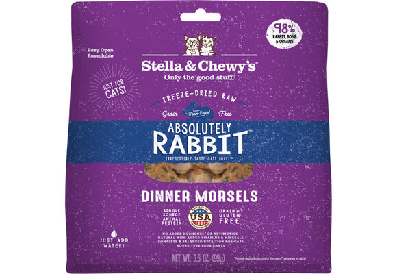 Stella & Chewy's FD Absolutely Rabbit Cat 3.5 oz