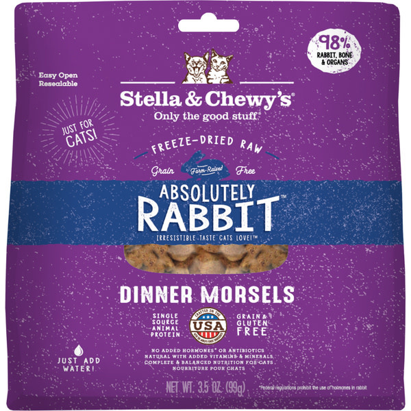 Stella & Chewy's FD Absolutely Rabbit Cat 3.5 oz