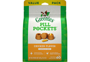 Greenies Pill Pocket Chicken 60 Cap Dog 15.8 oz