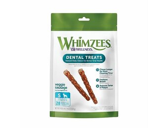 Whimzees Veggie Sausage Treat Dog Small  24+4 28 pk