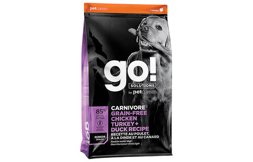 Go! Carnivore GF Chicken, Turkey, Duck Senior Dog 22 lb