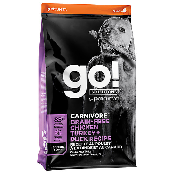 Go! Carnivore GF Chicken, Turkey, Duck Senior Dog 22 lb