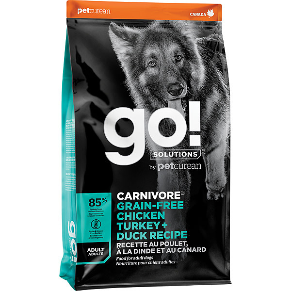 GO! Carnivore GF Chicken, Turkey, Duck Adult Dog 12 lb