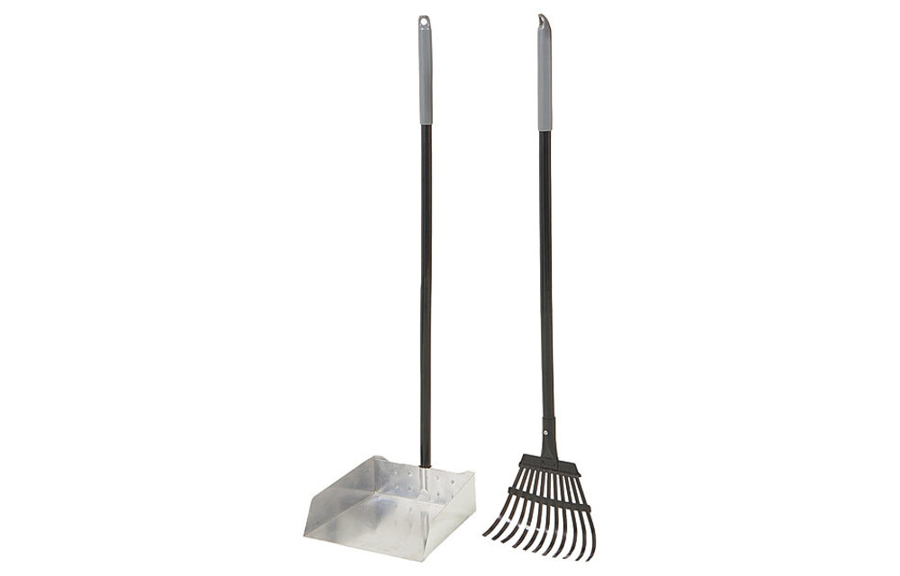 *T* Clean Response Aluminum Rake/Pan Large