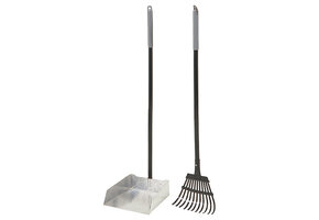 *T* Clean Response Aluminum Rake/Pan Large