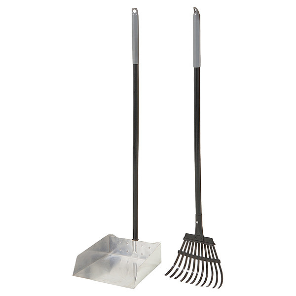 *T* Clean Response Aluminum Rake/Pan Large