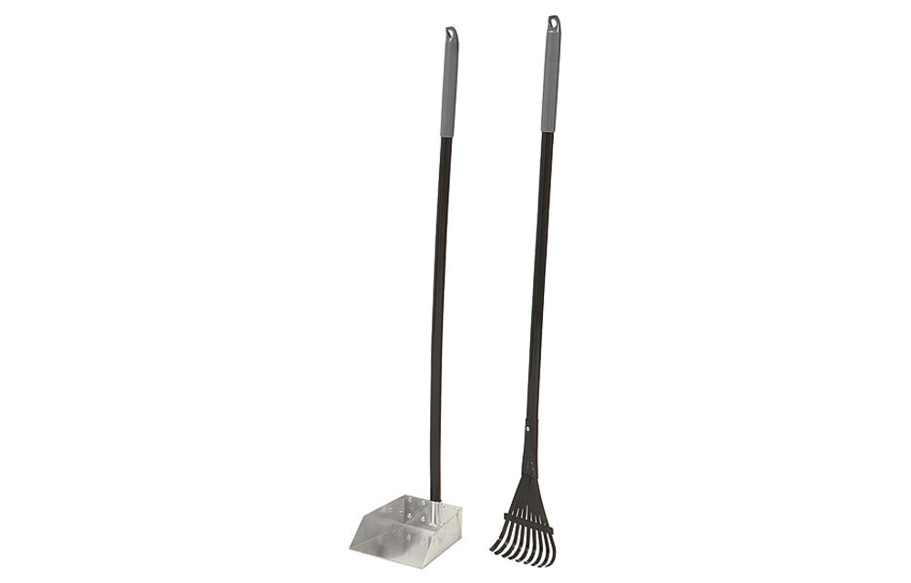 *T* Clean Response Aluminum Rake/Pan Small