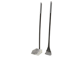 *T* Clean Response Aluminum Rake/Pan Small