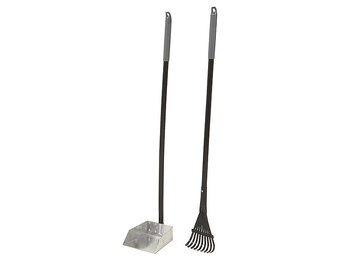 *T* Clean Response Aluminum Rake/Pan Small