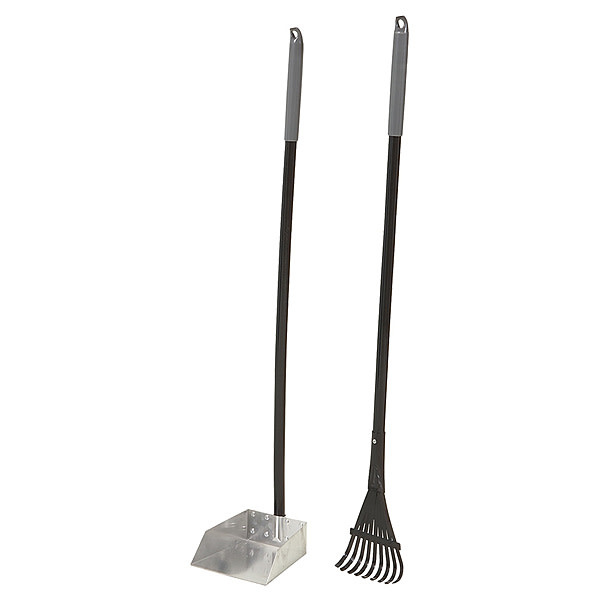 *T* Clean Response Aluminum Rake/Pan Small