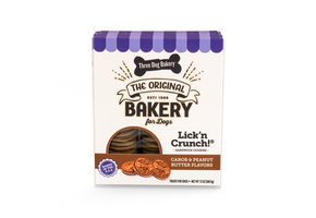 Three Dog Bakery Lick'n Crunch Cookies Carob & Peanut Butter