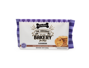 Three Dog Bakery Tray Cookies w/Carob Chips 13oz