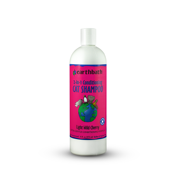 Earthbath 2-In-1 Cat Conditioning Shampoo Cherry 16oz