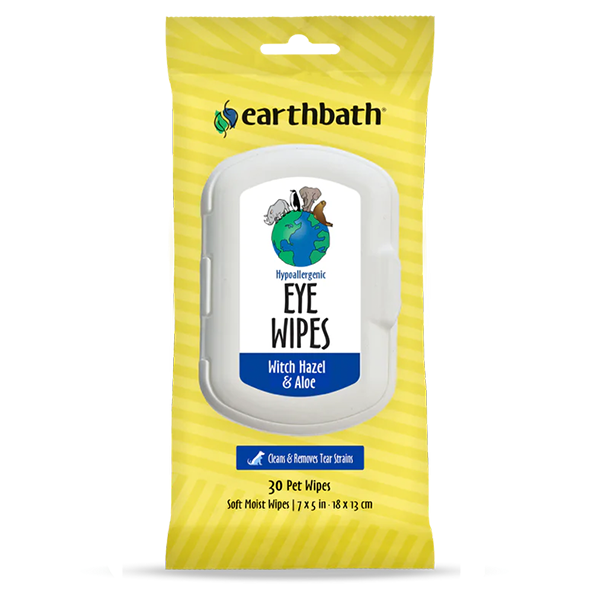 Earthbath Eye Wipes 30 ct
