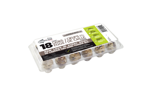 Iron Will Raw Quail Eggs 18 ct