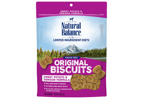 Natural Balance Sweet Potato & Venison Treats 14oz