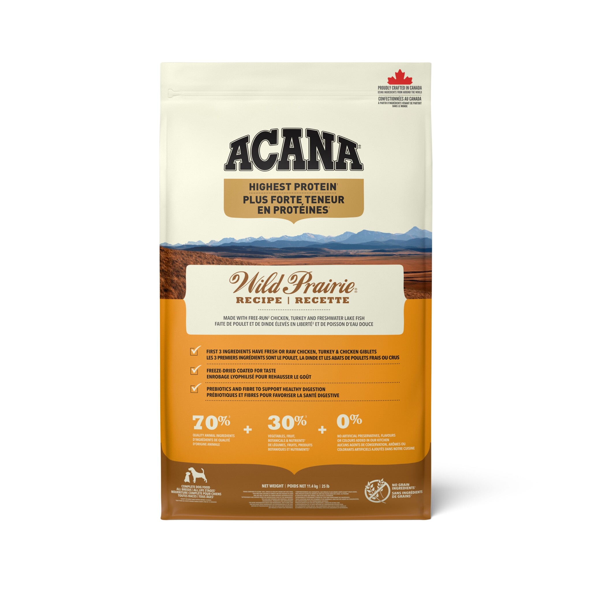 Acana Wild Prairie GF Dog 11.4 kg