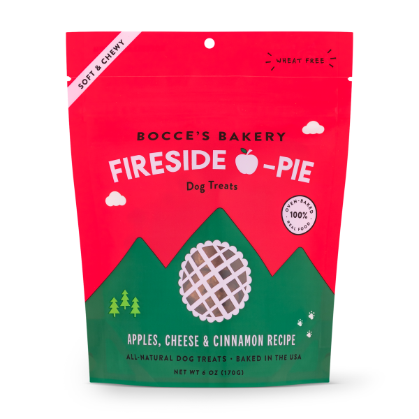 Bocce's Bakery Dog Soft & Chewy Fireside Apple Pie 6 oz