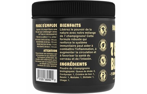 Boost4Tails 7 Mushroom Blend Immune Booster  Dog&Cat 150 gm