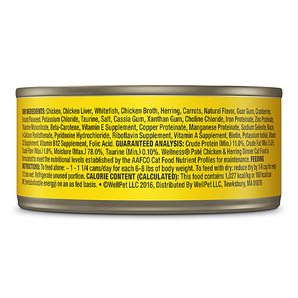 Wellness Cat Chicken & Herring 5.5oz