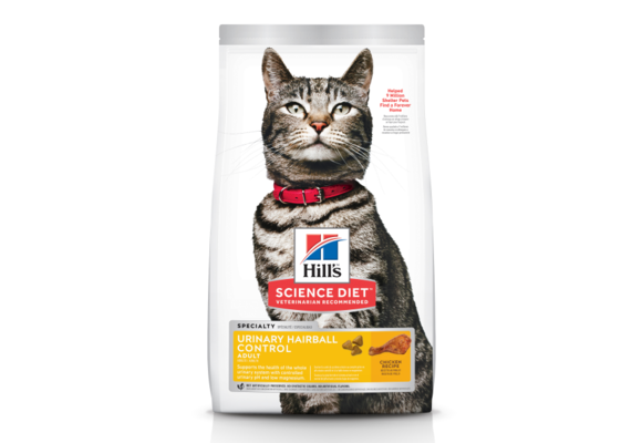 Science Diet Cat Adult Urinary & Hairball Control 3.5lb