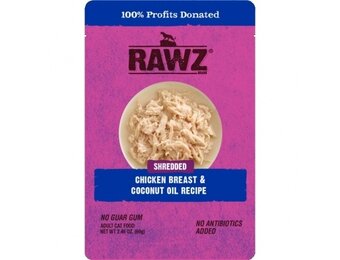 RAWZ  Shredded Chicken & Coconut Oil Pouch 69g