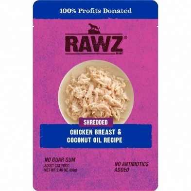 RAWZ  Shredded Chicken & Coconut Oil Pouch 69g