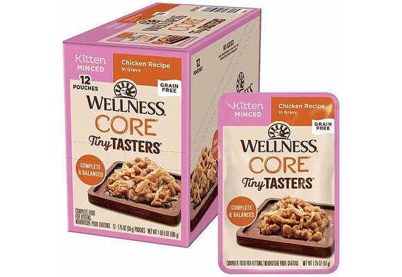 Wellness Kitten Tiny Tasters Chicken Minced 1.75oz