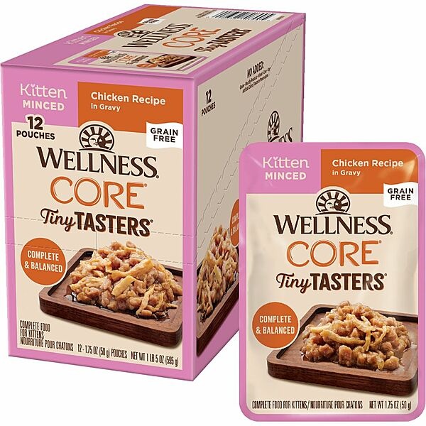 Wellness Kitten Tiny Tasters Chicken Minced 1.75oz