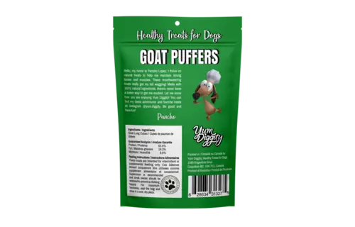 Yum Diggity Goat "Puffers" Lung Cubes 200g