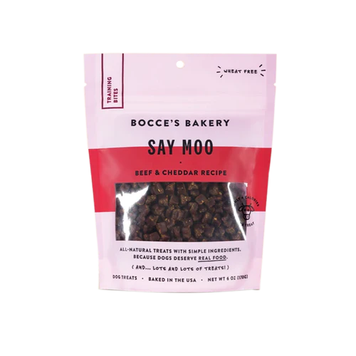 Bocce's Bakery Say Moo Training Bites 6oz