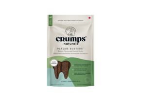Crumps' Naturals Dog Plaque Busters Bacon 7" 10 pk