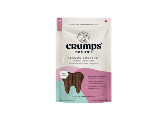 Crumps' Naturals Dog Plaque Busters Original 7" 10 pk