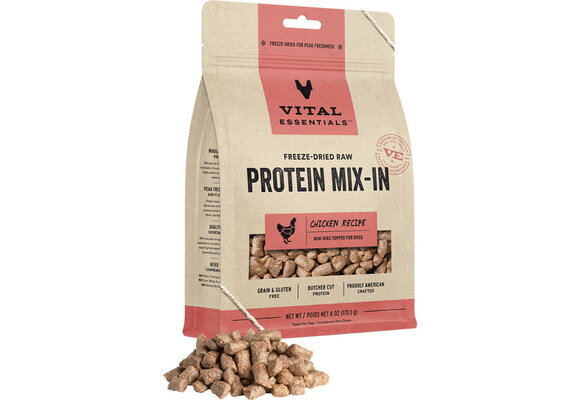 Vital Essentials FD Mix-In Chicken Topper Mini Nibs 6 oz