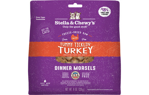 Stella & Chewy's FD Tummy Ticklin' Turkey Cat 8 oz