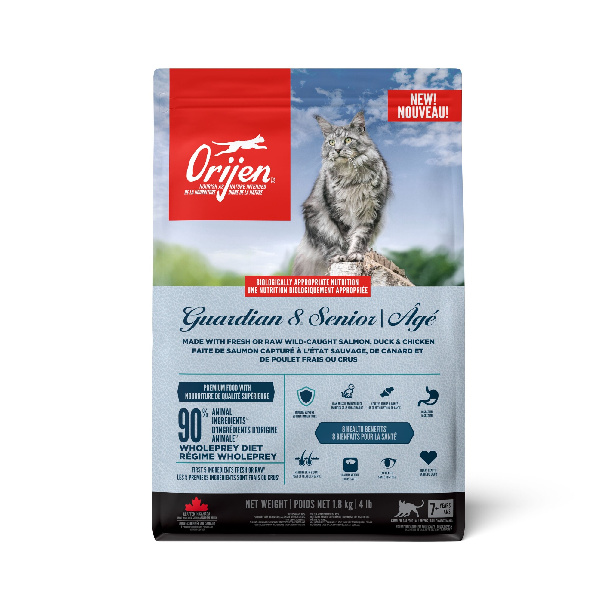 Orijen Guardian 8 Senior Cat 1.8kg