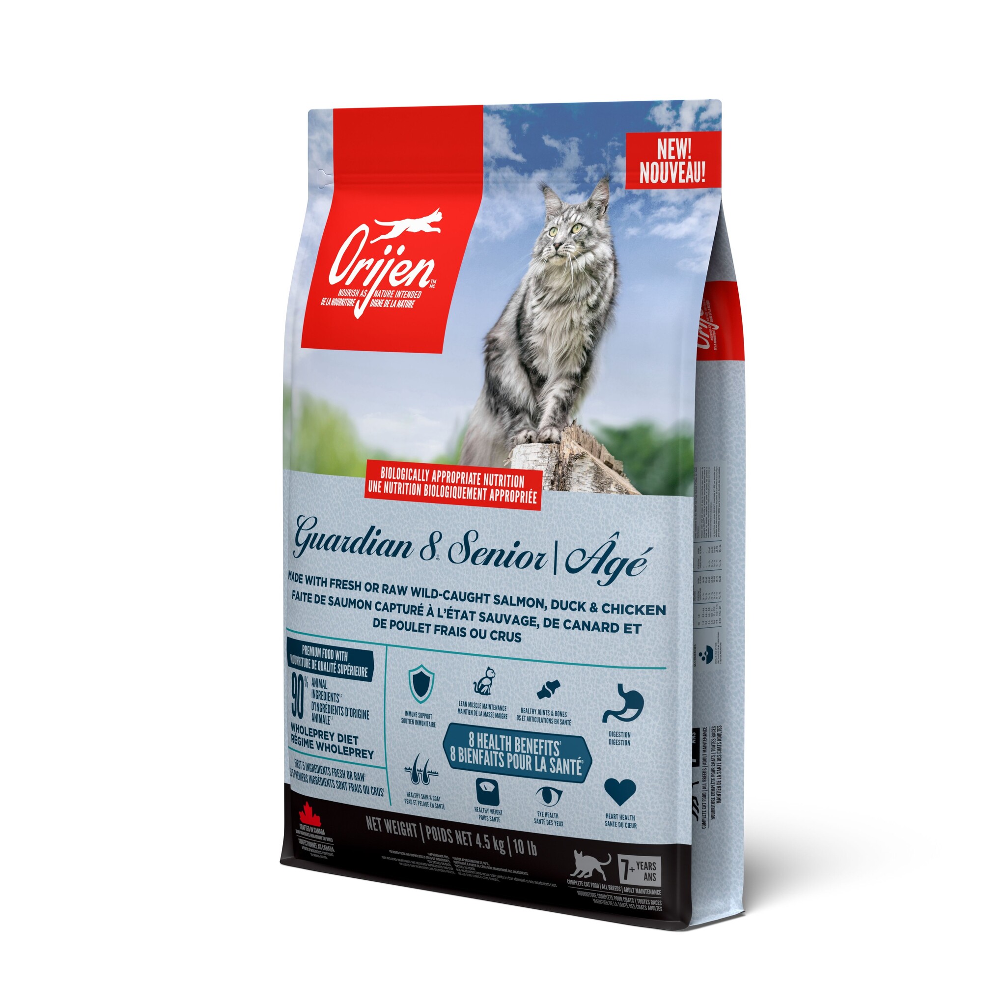 New Orijen Guardian 8 Senior Cat 4.5kg