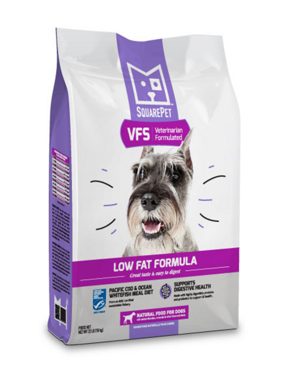 Square Pet VFS Dog Low Fat Cod & Whitefish 10kg