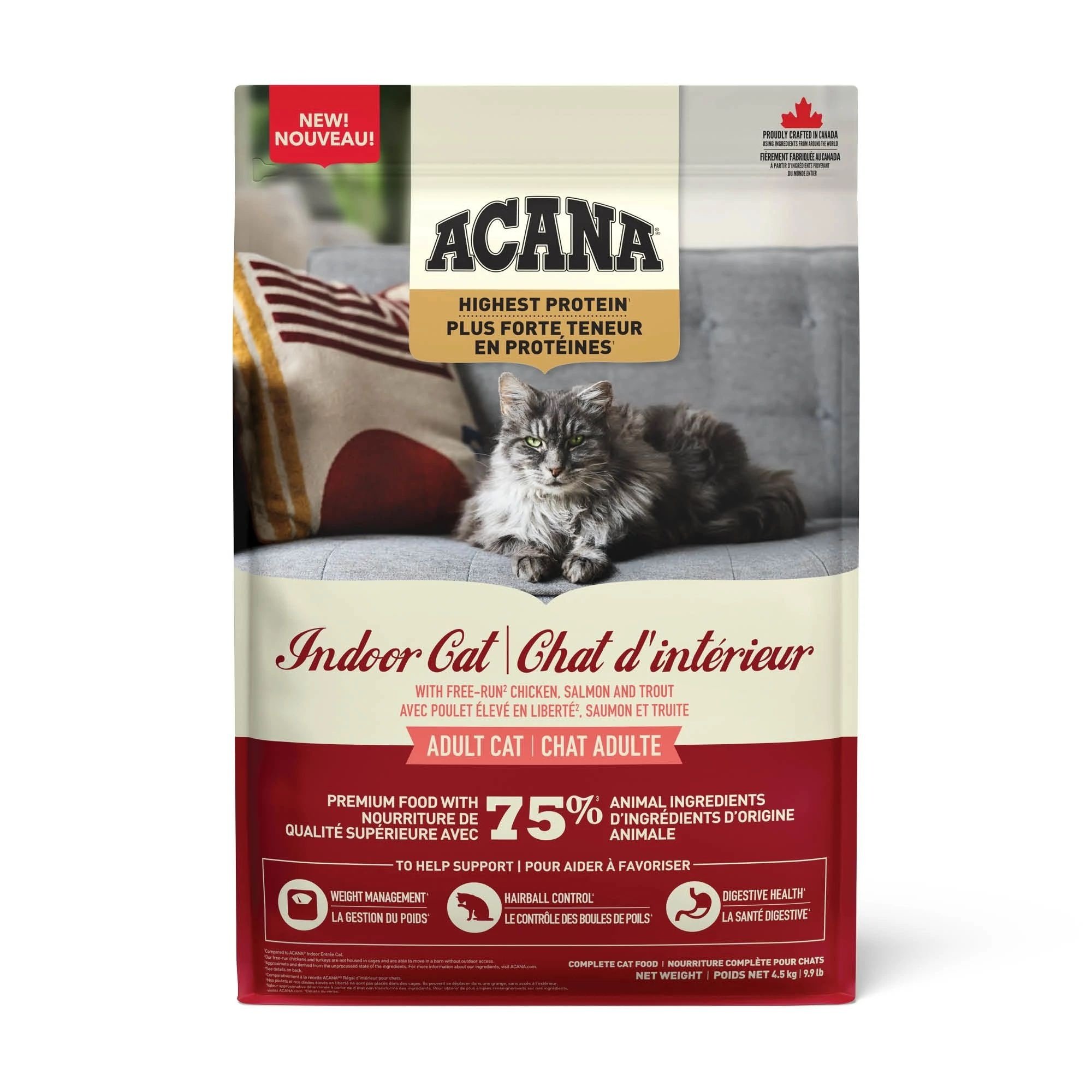 Acana Highest Protein Indoor Cat 4.5kg
