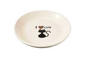 I Love Cats Saucer 5"  Cat