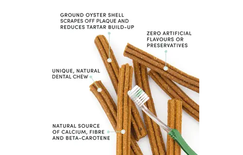 Crumps' Naturals Dog Plaque Busters Bacon 7" 10 pk