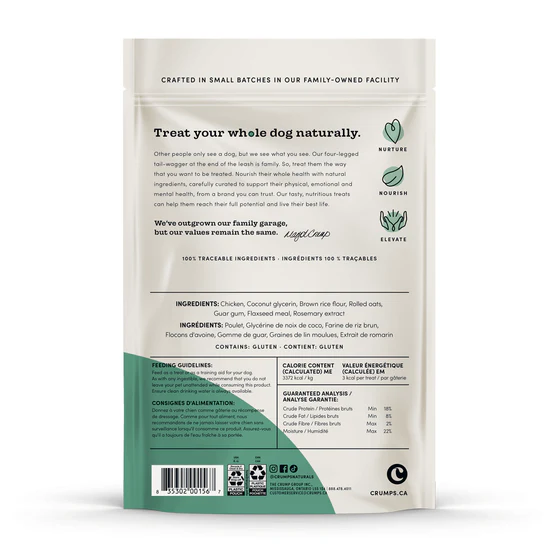 Crumps Mini Trainers Semi Moist Chicken Dog 119 g